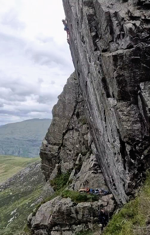 Emma Twyford high on Mission Impossible. Screengrab: James McHaffie